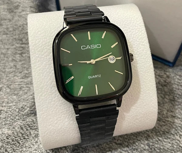 Casio Green and Black--كاسيو أخضر وأسود